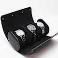 Miniatyrbild 4 av 4: 3 Fack Watch Box Retro Pu Watch Roll Svart