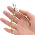 Miniatyrbillede 6 af 6: 4 stk. rustfrit stål død hud klipper manicure saks negle eksfolierende tang skæg værktøj manicure