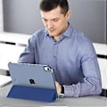 Pikkukuva 3 / 5: iPad 10. sukupolvi 10,9 tuumaa 2022, ohut jalustallinen suojakotelo kovalla PC-läpikuultavalla takakuorella iPad 10. sukupolvelle 2022, tukee Touch ID:tä, A