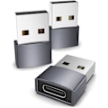 Miniatyrbillede 1 af 5: 3-pak USB C til USB-adapter Kompatibel med TYPE-C til USB-kabel A