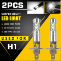 Pikkukuva 1 / 4: 2 kpl H1 Led -ajovalopolttimot Muunnossarja Kauko- ja lähivalot Sumuvalo 100w 6000k