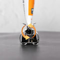 Miniatyrbillede 3 af 5: 2 stk. tandpastaklemmer i rustfrit stål, tandpasta dispenser, manuel roterende squeeze cleaner clip