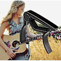 Miniatyrbild 3 av 5: Capo, Gitarr Capo, Med 5-pack Plectrum, Gitarr Capos, För Akustisk Gitarr, Elgitarr