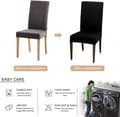 Miniatyrbilde 5 av 5: Stoltrekk, 1 stk. Stretch avtagbart vaskbart moderne stoltrekk