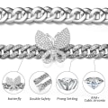 Miniatyrbilde 2 av 5: Cubansk sommerfugl kjede cubansk sommerfugl lenke choker sommerfugl kjede for kvinner hip hop rapper morsdag jul