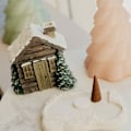 Miniatyrbillede 3 af 5: Julelandsbyhuse Røgelsesbrænder, Resin Julehytte I