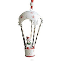 Miniatyrbilde 1 av 5: Juletre Anheng Julete Ornament Dekorasjon Nordisk Samleobjekt Morsom Juletre Anheng for Fest Hjem Utendørs Style B 5.5cmx11cm