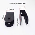 Miniatyrbild 5 av 5: Swivel Pulley Block, Single Pulley Block med U-Mount Bracket Swi