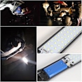 Miniatyrbillede 5 af 5: Genopladelig LED-arbejdslampe med 3 magnetiske tilstande LED