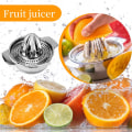 Miniatyrbillede 1 af 4: Citronpresser med beholder, fødevaregodkendt 304 rustfrit stål citruspresser manuel, robust appelsinpresser, håndfrugtpresser, manuel citruspresser til citron