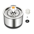 Miniatyrbillede 2 af 6: 304 rustfrit stål automatisk vanddispenser til kæledyr