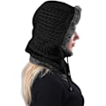 Miniatyrbillede 4 af 5: Dame Vinterhue Strikket Balaclava Skihue Plysforet Hue Cov
