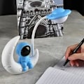 Miniatyrbilde 2 av 4: Øyepleie nattlys 2 lysmoduser Modelllampe for biblioteksstil-rød