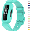 Pikkukuva 1 / 5: Fitbit Ace 3 -yhteensopivat rannekkeet lapsille, pehmeä silikoni, vedenpitävä rannekoru, urheilukellon ranneke, vaihtotarvikkeet Fitbit Ace 3 -pojille ja -tytöille
