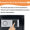 Miniatyrbilde 2 av 7: 17*23*17cm, Sikker Elektronisk Safe Safe Møbler Safe, med Nøkkel