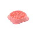 Miniatyrbild 4 av 5: Långsam utfodring hundskål långsam utfodring halkfri design rolig interaktiv utfodring hundar (rosa)