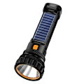 Miniatyrbillede 1 af 5: Solar/genopladelig multifunktionel 1000 lumen LED lommelygte, wit