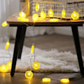 Miniatyrbillede 4 af 5: Juledekorationer til hjemmet Led Citron Strenglys 5M 30LEDs