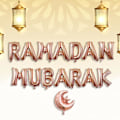 Pikkukuva 1 / 5: Ramadan Mubarak -koristeilmapallot, Ramadan Mubarak -kirjain kuufolioilmapallobannerisetti kotiin ja puutarhaan