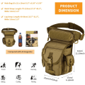 Miniatyrbillede 3 af 4: Benpose Thigh Bag Military Tactical Molle Multi-Function taske til