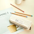 Miniatyrbillede 4 af 5: Premium Canvas Pencil Case - Holdbar Canvas Multifunktionel Blyantspose