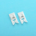 Miniatyrbillede 2 af 2: 2 stk symaskine non-stick teflon trykfod snap-on system
