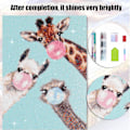 Miniatyrbild 3 av 5: 5D Diamantmålningssatser för vuxna, Giraff Full Round Drill Cry