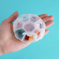 Miniatyrbillede 5 af 5: Transparent pakke med 2 daglige rejse ugentlige pilleæsker 7 dage 1 Onc