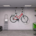 Miniatyrbild 2 av 6: Cykelställ Cykelförvaring Tak Garage Lyft MTB Cykelförvaring, Svart