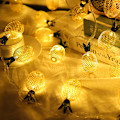 Miniatyrbild 4 av 4: 15ft 30 LED ananas ljusslinga, ljusslinga batteridriven