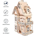 Miniatyrbild 3 av 4: 3D-träpussel för vuxna Gotisk villa Cool trämodellbyggsats Heminredning Vuxna hantverksmonteringssatser Gåvor