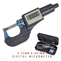 Miniatyrbilde 1 av 5: Elektronisk mikrometer Mikrometer Veggtykkelsesmikrometer Digital Mikrometer 0-25mm 0.001MM