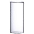 Miniatyrbilde 1 av 3: Klar Glass Blomstervase Minimalistisk Glassvase Sylinder Blomstervase for Bryllup Stue Dekorativ Gave 8.5x20cm