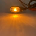 Pikkukuva 4 / 5: 4 kpl 1 LED Pieni Soikea Valo Vilkku Moottoripyörä LED Vilkku Li