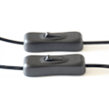Miniatyrbild 5 av 5: 2 st/förpackning svart DC 12V Inline-strömbrytare 5,5 mm x 2,1 mm DC-kontakt a
