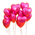 Miniatyrbilde 6 av 6: 10 stk 18 tommers hjerteformede ballonger rosa til bryllup forlovelse dekorasjon Valentinsdag bryllupsfest dekorasjon