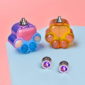 Miniatyrbillede 4 af 5: Nøglering Epoxy Resin Form - Kærlighed Hjerte Kattepote Spejl Nøglering Epoxy Resin Form Silikoneform