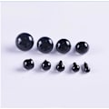 Miniatyrbilde 1 av 5: 100 stk brune plast sikkerhetsøyne DIY sytilbehør for dukkebjørn utstoppede dyr Teddy Puppet Making 9MM