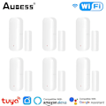 Miniatyrbild 1 av 5: Tuya Smart Wifi dörrsensor dörröppning / stängd detektor hemlarm säkerhet
