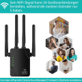 Miniatyrbillede 5 af 8: WLAN-repeater WLAN-forstærker 1200Mbit/s 5GHz & 2.4GHz dual-band W