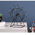 Miniatyrbilde 3 av 5: Moderne pariserhjul ornament liten bordplate figurer metallkunst H