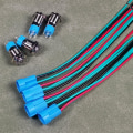 Miniatyrbilde 2 av 5: 4-pakning 12mm rustfritt stål selvlåsende trykknappbryter 3V-5V