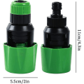 Miniatyrbillede 2 af 5: Universal hane adapter, 2 stk. haneforbindelse, justerbar plast