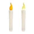 Miniatyrbillede 4 af 5: Varmt hvidt blinkende pakke med 12 fjernbetjening LED flammefri stearinlys