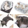 Miniatyrbild 5 av 5: Kattbädd Kudde Bädd Kudde Bekväm Lugnande Bädd för Hund Katt Vinter