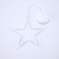 Miniatyrbillede 4 af 4: Julegardinlys Pakke med 2 Snowflake og Snowman LED Vindue Lys