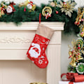 Miniatyrbild 2 av 5: 2 stycken julstrumpor - för julgodispåsar - tomte
