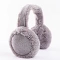 Miniatyrbillede 3 af 5: Sort efterår vinter unisex søde ørevarmer varm plys one piece ge