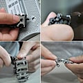Miniatyrbillede 3 af 4: 29 i 1 Multifunktionsværktøjsrem Sort Rustfrit Stål Skruetrækker