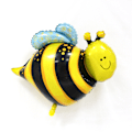 Miniatyrbillede 2 af 4: Bi ballon bi dekoration gul og sort dyr ballon fødselsdag